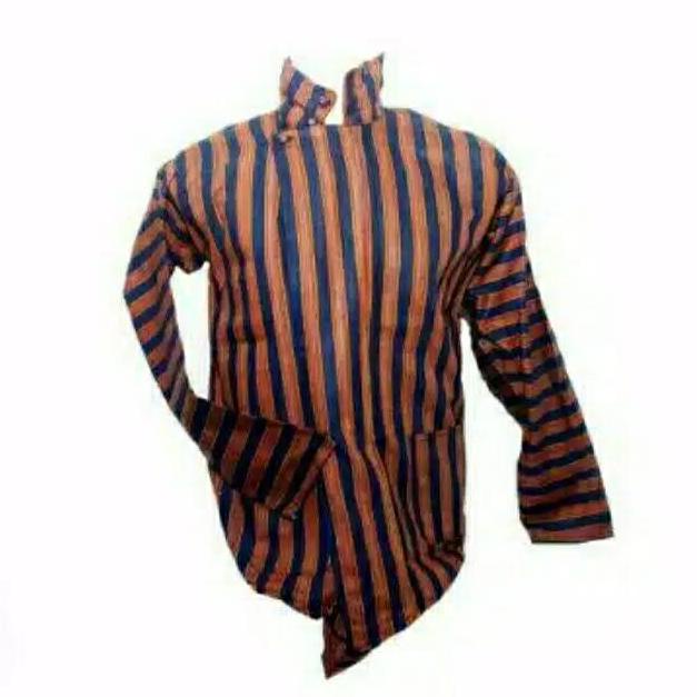 kebaya wanita [KODE 1176] Baju Surjan Lurik Pria // Baju Lurik Batik Pria // Baju Adat Jawa Khas jog