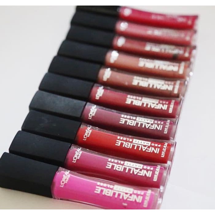 Promo  L'OREAL Infallible Pro Matte Gloss Lip Cream / LOREAL Pro-Matte