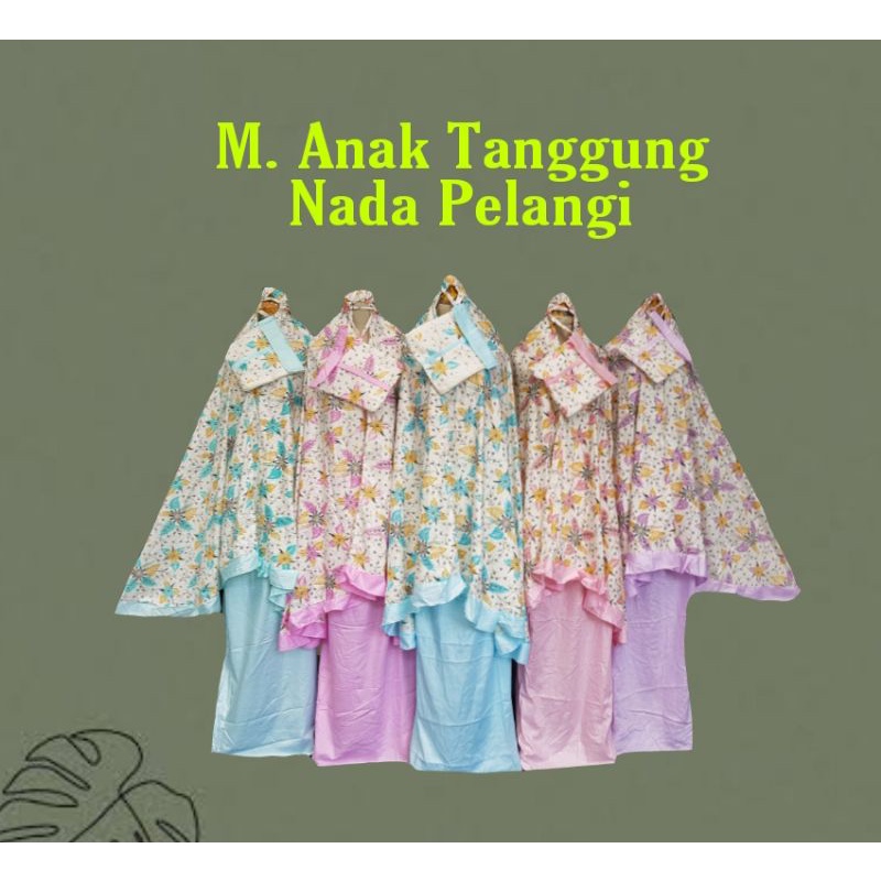 7-12 Tahun Mukena Anak Tanggung Motif Rayon Super Grosir - Ecer