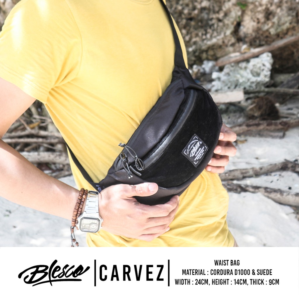 Waistbag Pria/ Blesco Carvez/ Tas Pinggang/ Tas Montir/ Mekanik/ Tas Multifungsi