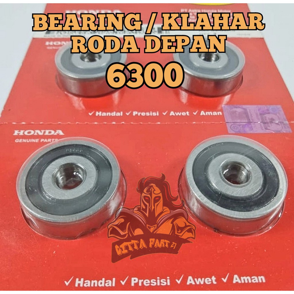 Bearing 6300 klahar HARGA UNTUK 1 PCS Honda bantalan roda pres honda berkualitas dan bagus