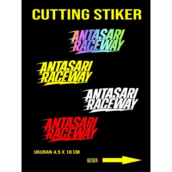 stiker antasari raceway/yg lagi viral