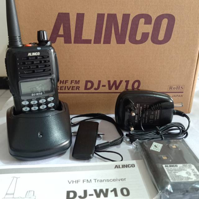 HT ALINCO DJ-W10 DJ W10 VHF 5 Watt Ori Murah Garansi