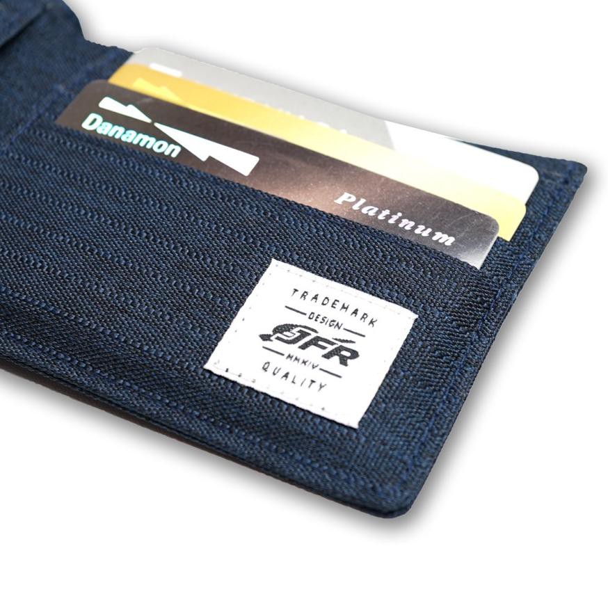 ❅ JFR Dompet Pria Dompet Lipat Dompet Cowok Laki Laki Bahan Kanvas Original JP20 ⅎ