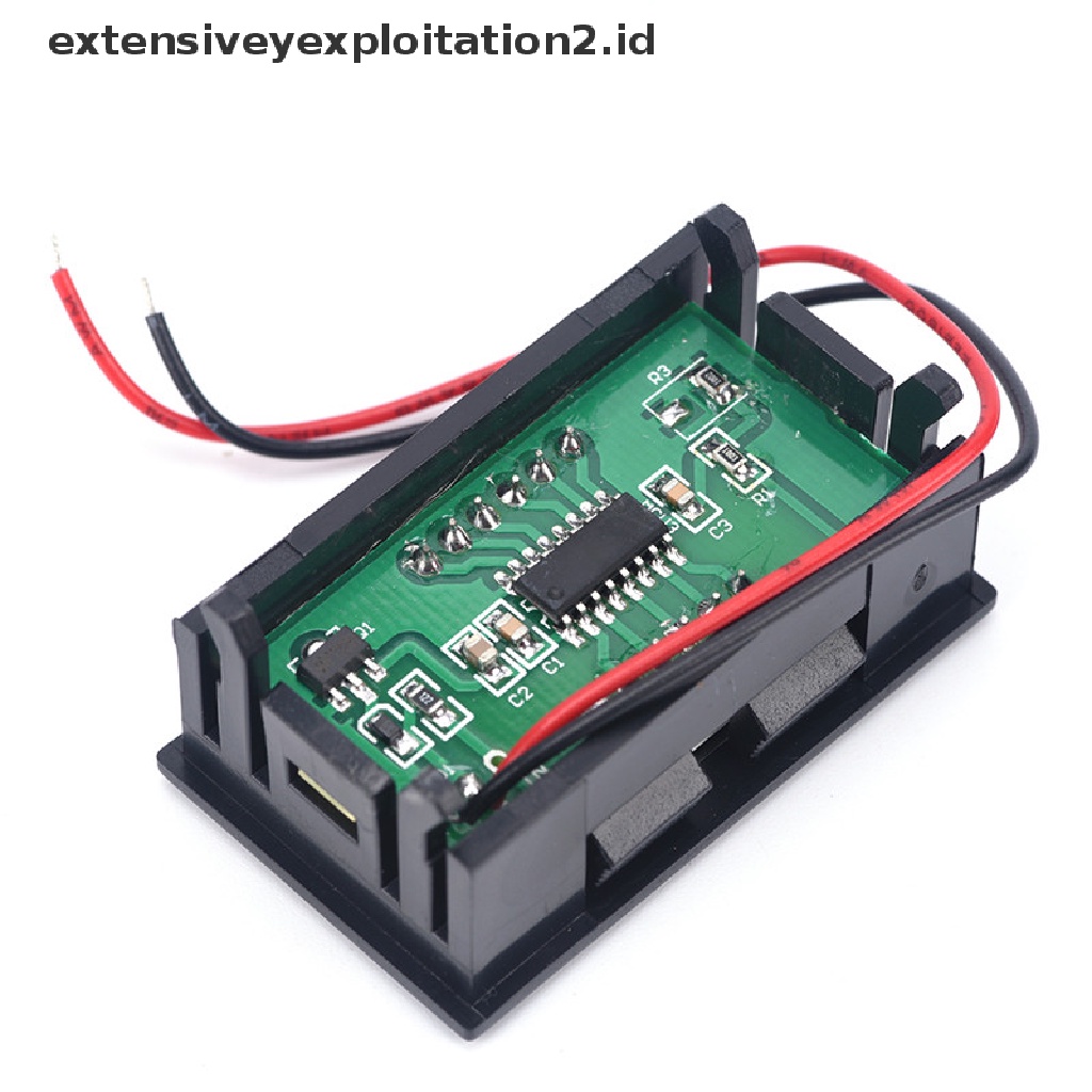 Tester Voltmeter Pengukur Tegangan Aki Digital Mini Dc 0-30v Untuk Mobil