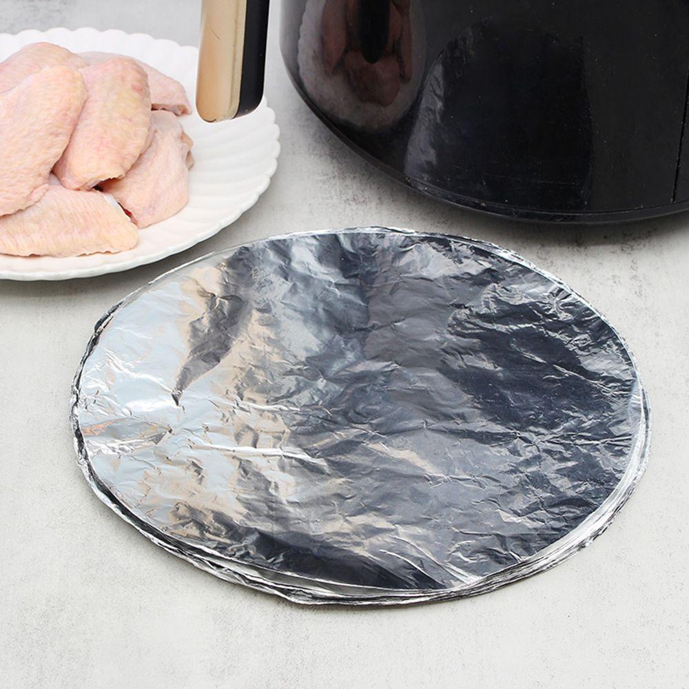 Preva 50Sheets Foil Liner Sekali Pakai Menyimpan Untuk Baking Oil-Proof Round Non-Stick Tin Tray Alas Baking