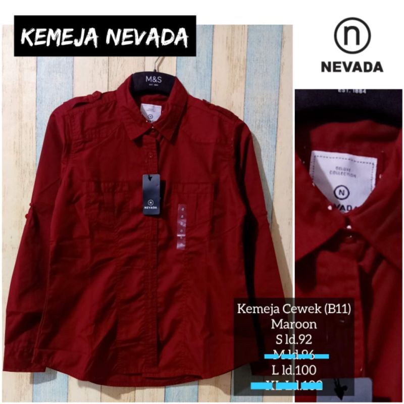 KEMEJA CEWEK NEVADA