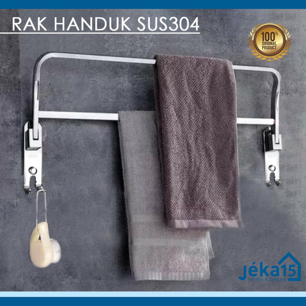 RAK HANDUK | GANTUNGAN HANDUK STAINLESS STEEL