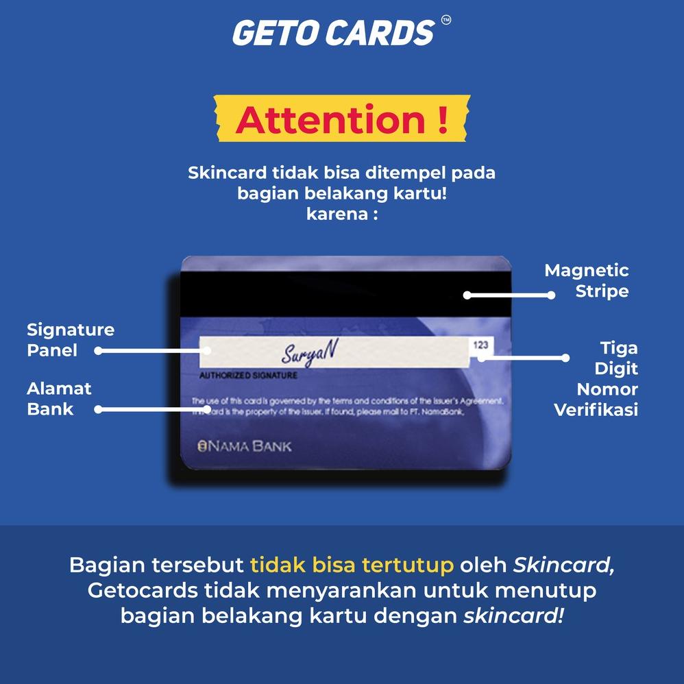 Uno Reverse Series | Geto Cards (Skin / Sticker Kartu Atm)