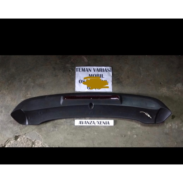 SPOILER LAMPU TOPI BELAKANG MOBIL EPOXY AVANZA XENIA