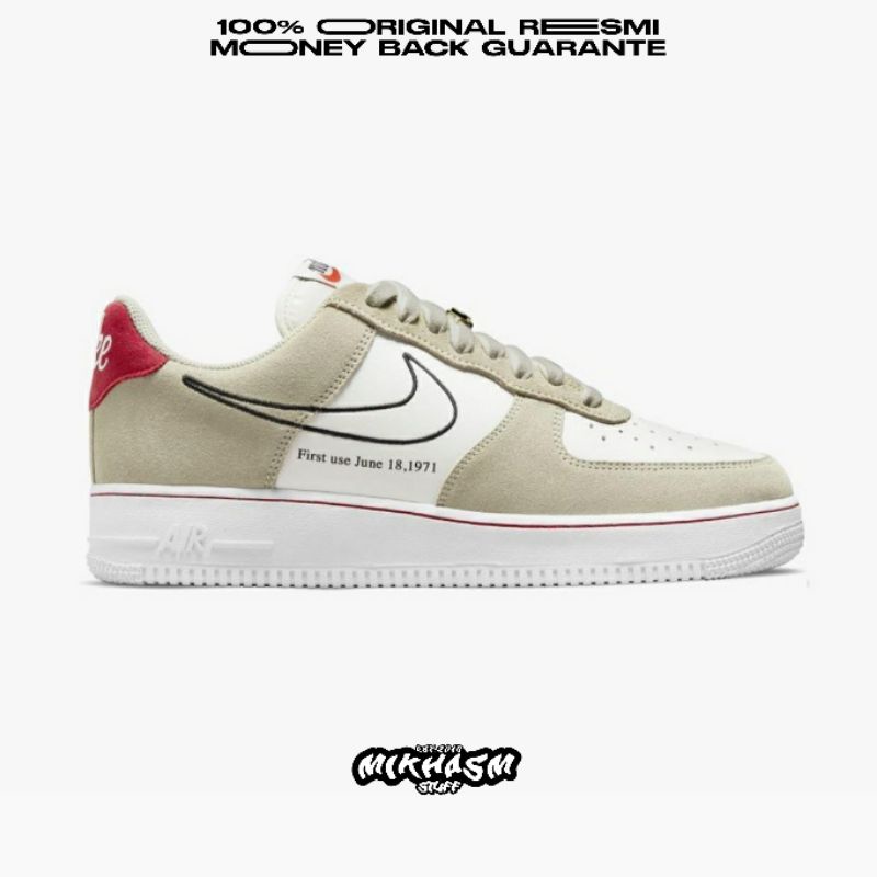 nike orange air force 1 07 lv8 trainers