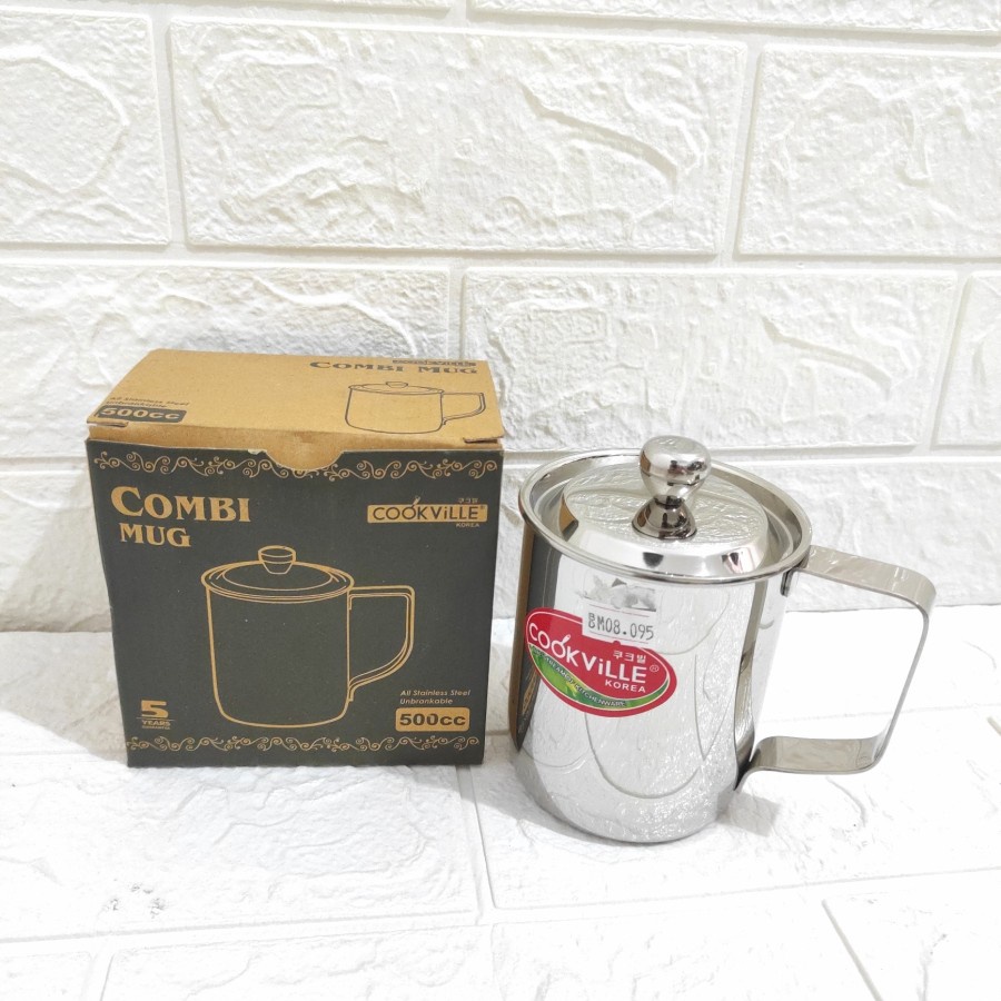 Mug Cookville korea 8 cm stainless steel