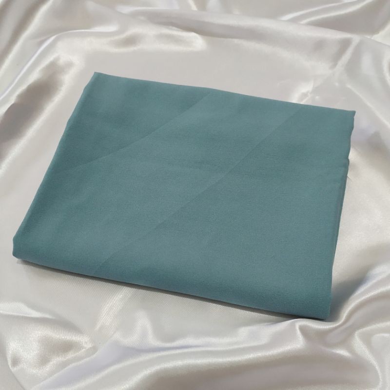 180 X 75** Pashmina Tali Jahit Tepi Thalia Shawl Pashmina Diamond Sabyan-Biru Wardah