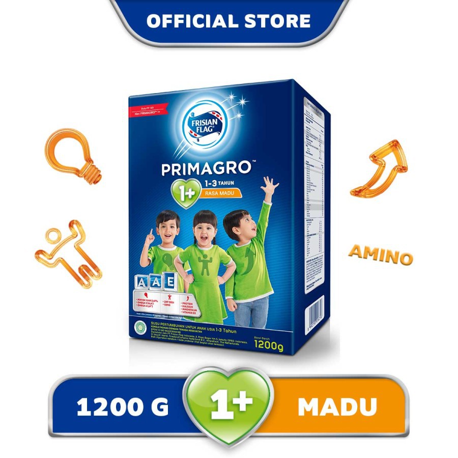 Frisian Flag Primagro 1+ Madu 1200 gr