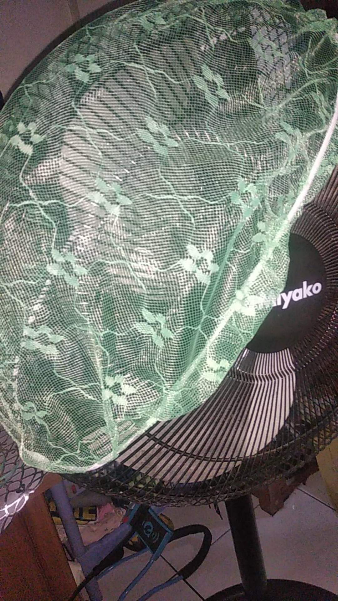 Kasimurah K058 Korean Fan Cover Sarung Penutup Pelindung Pembungkus Kipas Angin Murah Anti Bahaya