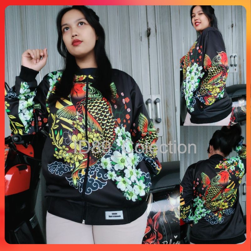 Jaket Sukajan Koi /Free Sticker/COD