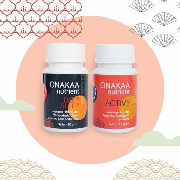 BAYAR DITEMPAT]] Onakaa Nutrient - Japan Nano Technology Khusus Asam Lambung & GERD KOMPLIT Kode 207