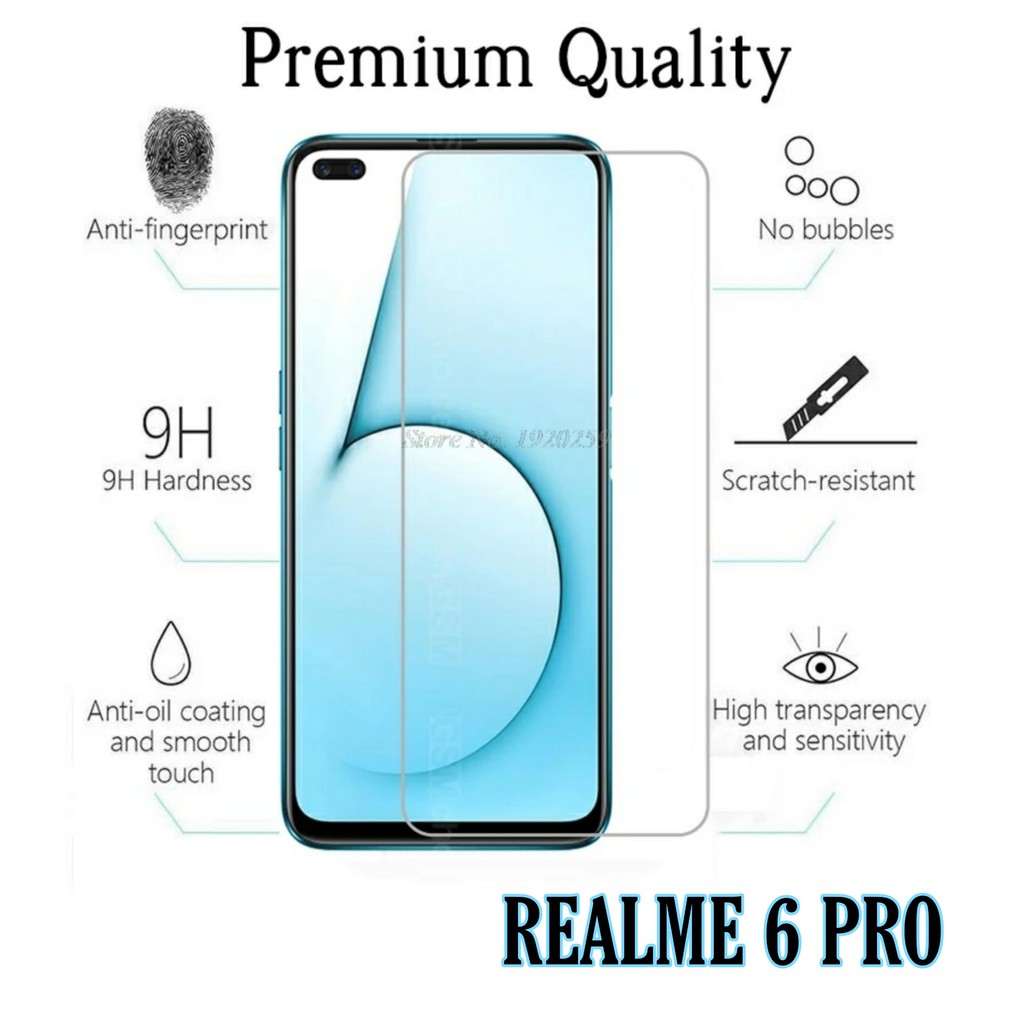 Tempered Glass REALME 6 PRO Screen Protector Handphone Clear
