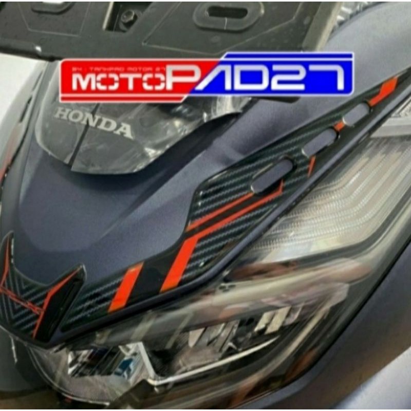 Stiker lampu depan PCX 160 2021 Stiker alis lampu depan PCX 160 2021