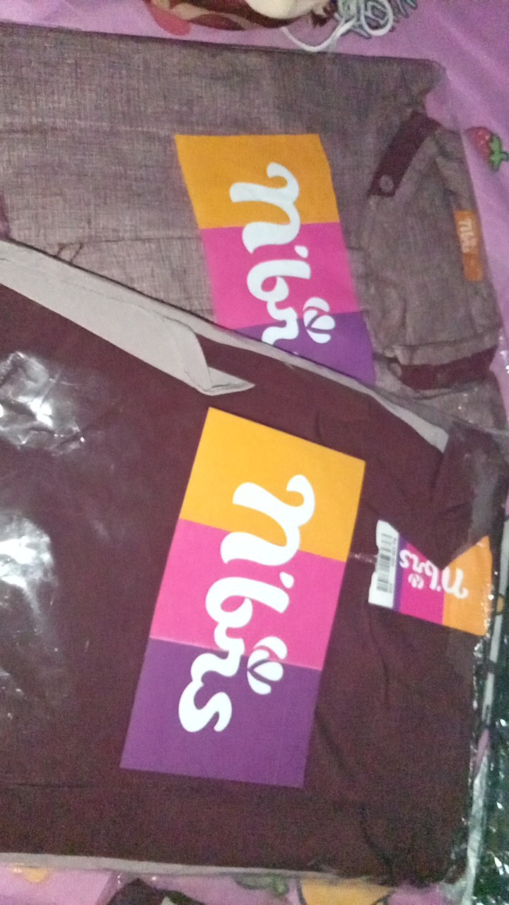 New Sarimbit Couple Terbaru 2021 Muslim Modern Polos Nibras Nbrs Sarimbit Carina Burgundy