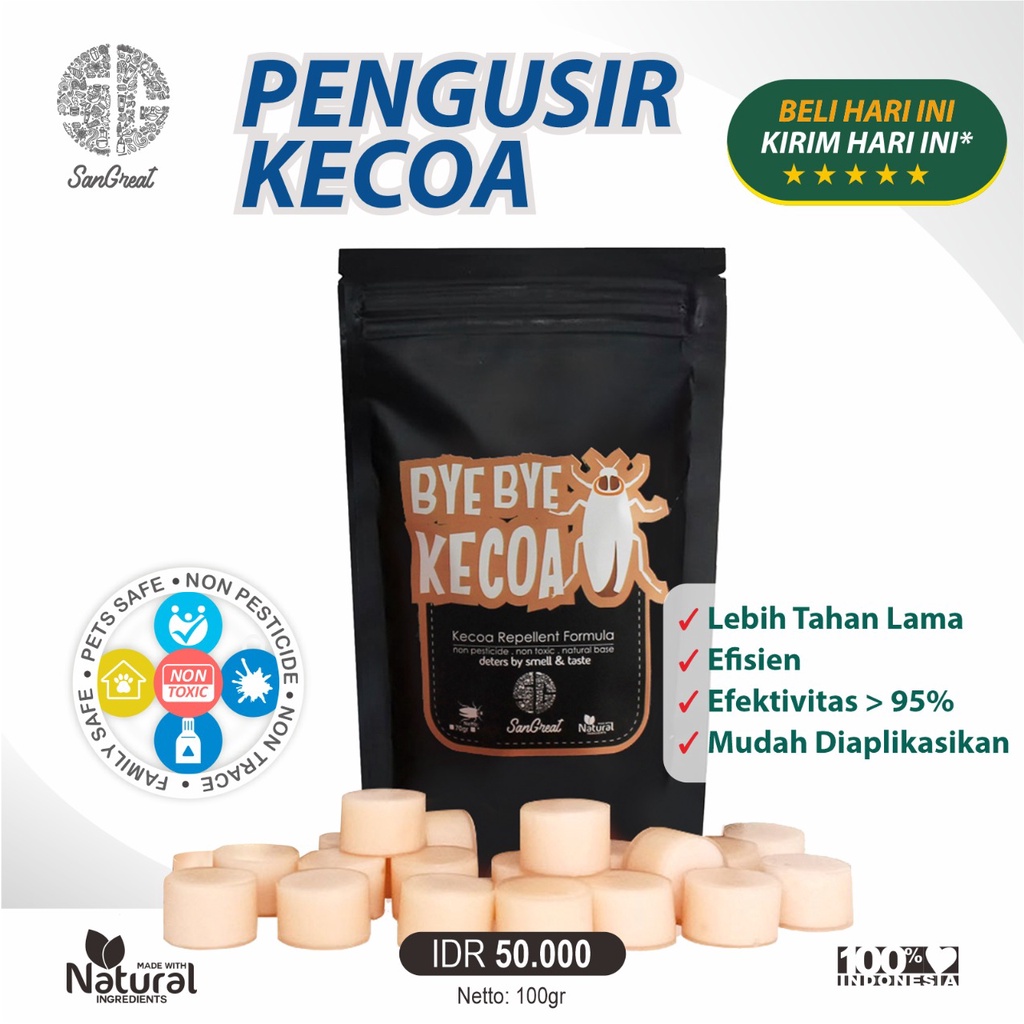 Pengusir kecoak gel Bye Bye kecoa kapur barus obat anti kecoa non pestisida 70 gr untuk di rumah, mobil, kamar mandi, kamar, dapur