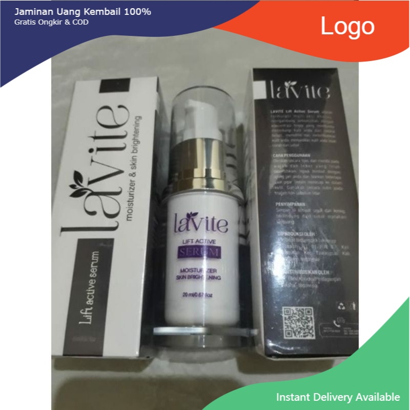 Lavite Asli Serum Anti Aging - Prmutih Serta Menghilangkan Flex & kerutan di wajah 100% Dijamin orig