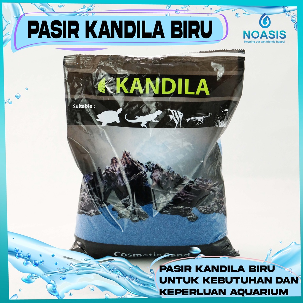 PASIR KANDILA 1KG PUTIH PASIR SILICA HALUS AQUARIUM AQUASCAPE SILIKA