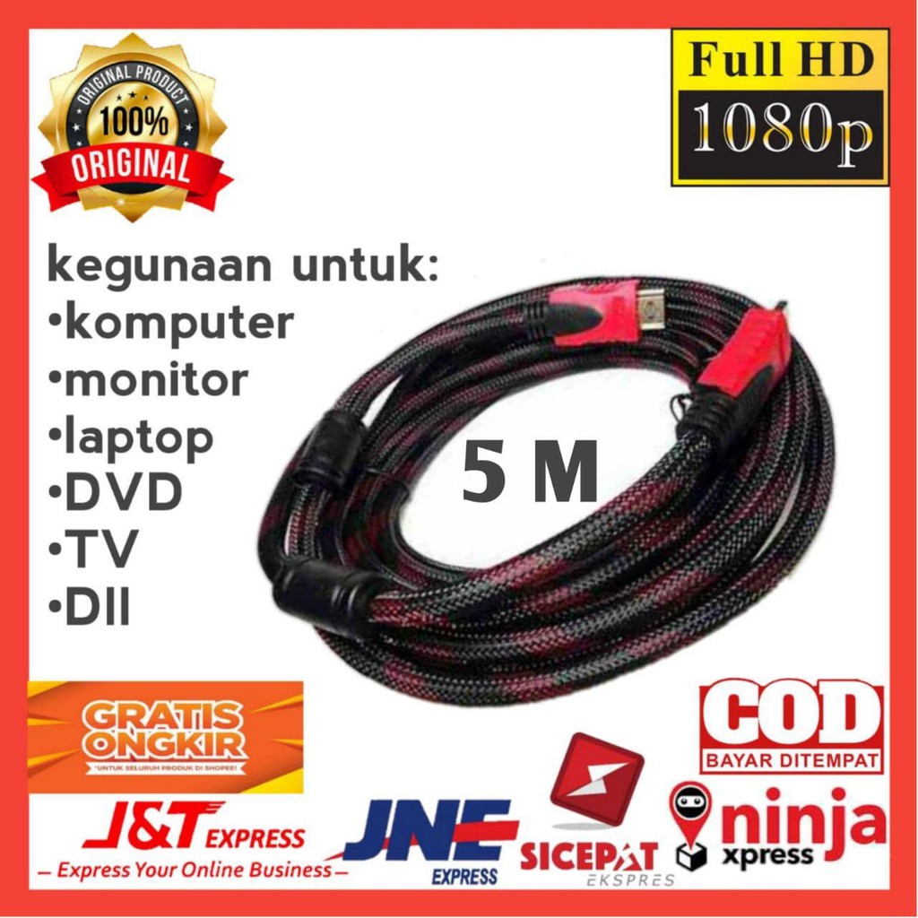 Jual Kabel Hdmi Serat Jaring Hdmi To Hdmi Ke Hdmi P V D Hq