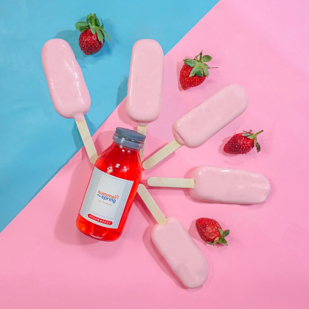 Parfum Mobil Pengharum Ruangan Pewangi Kamar Tidur Harum Summer Spring | Refill Apel | Strawberry