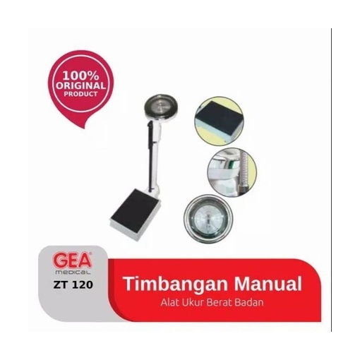 Timbangan Berat Badan + Ukur Tinggi Badan Standart Stature Meter GEA SMIC ZT-120