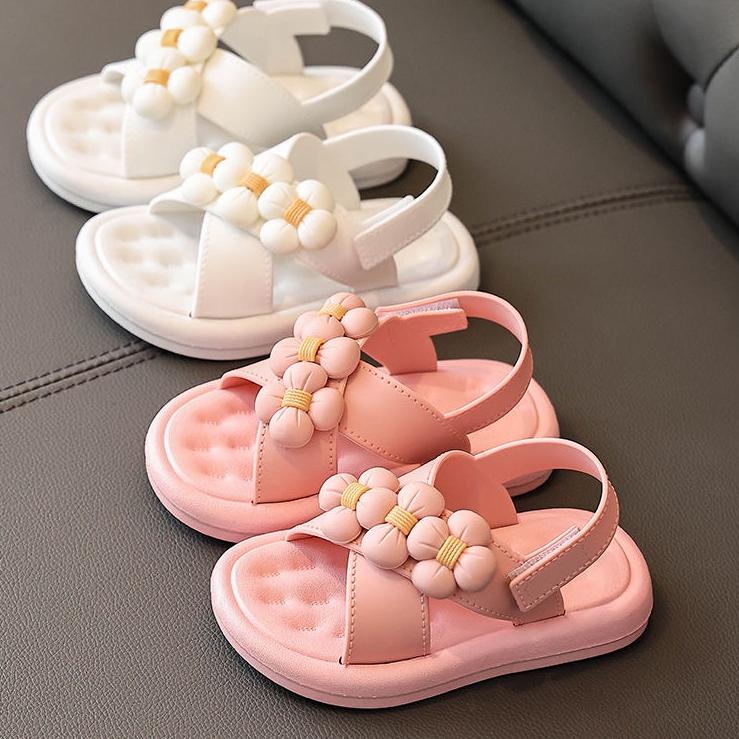 Best Seller.. Sandal Anak Perempuan Sepatu Anak Perempuan Jelly sandal sandal bunga（1-10 tahun）