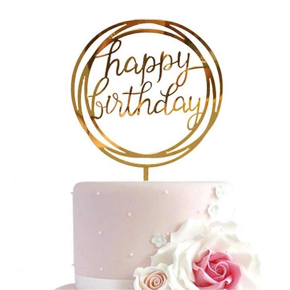 Image of Cake topper happy birthday Cake topper happy birthday acrylic/ akrilik #2