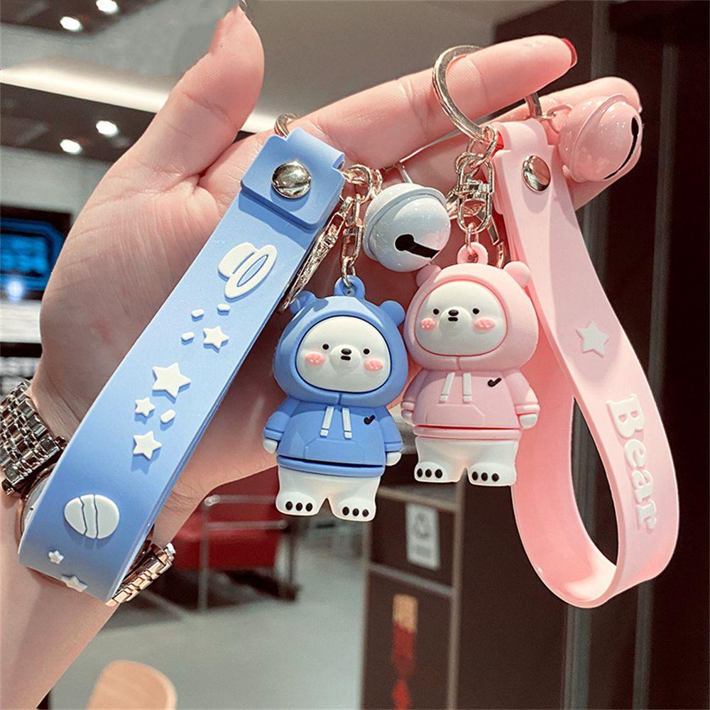 Gantungan Kunci LILY Keyfob Kartun Hewan Lucu Kreatif