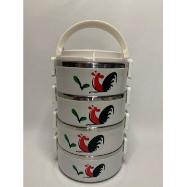 RANTANG AYAM 4 SUSUN LUNCH BOX STAINLESS