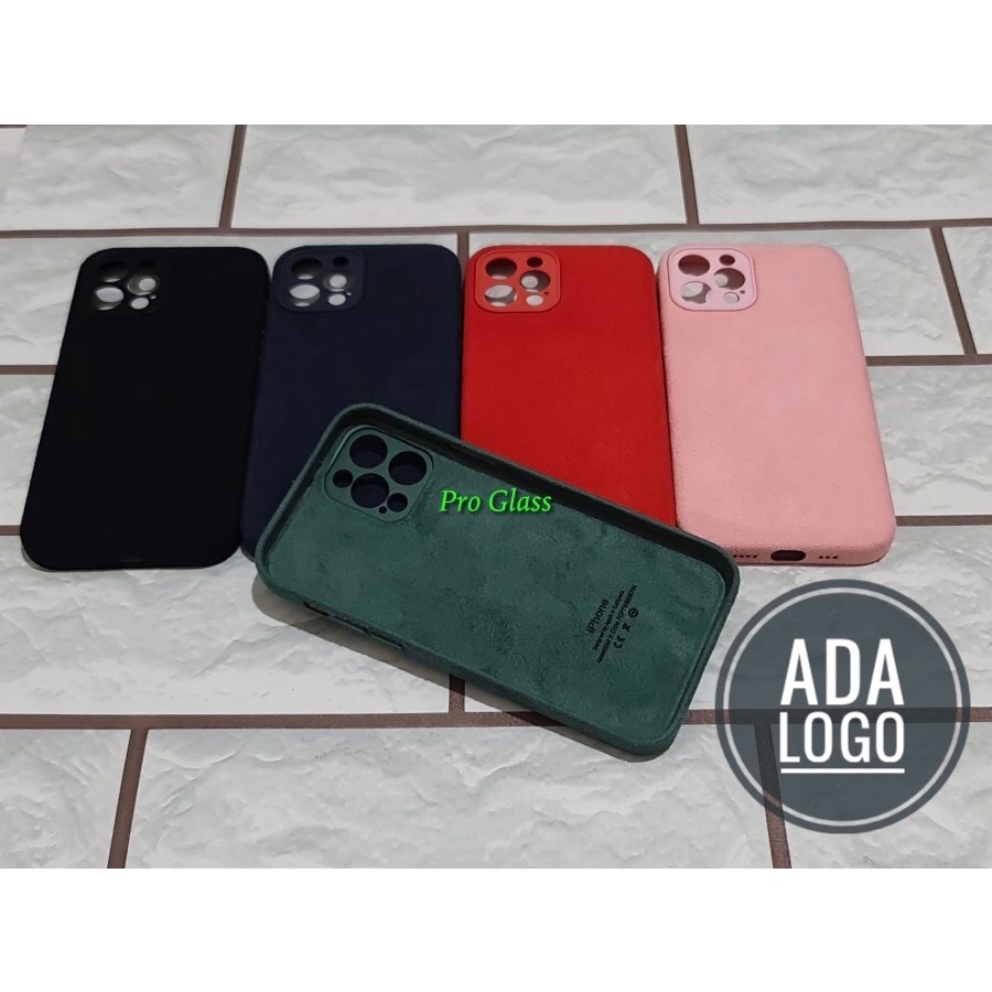 C207 IP 13 Mini / 13 / 13 PRO / 13 PRO MAX Suede Alcantara Leather Case