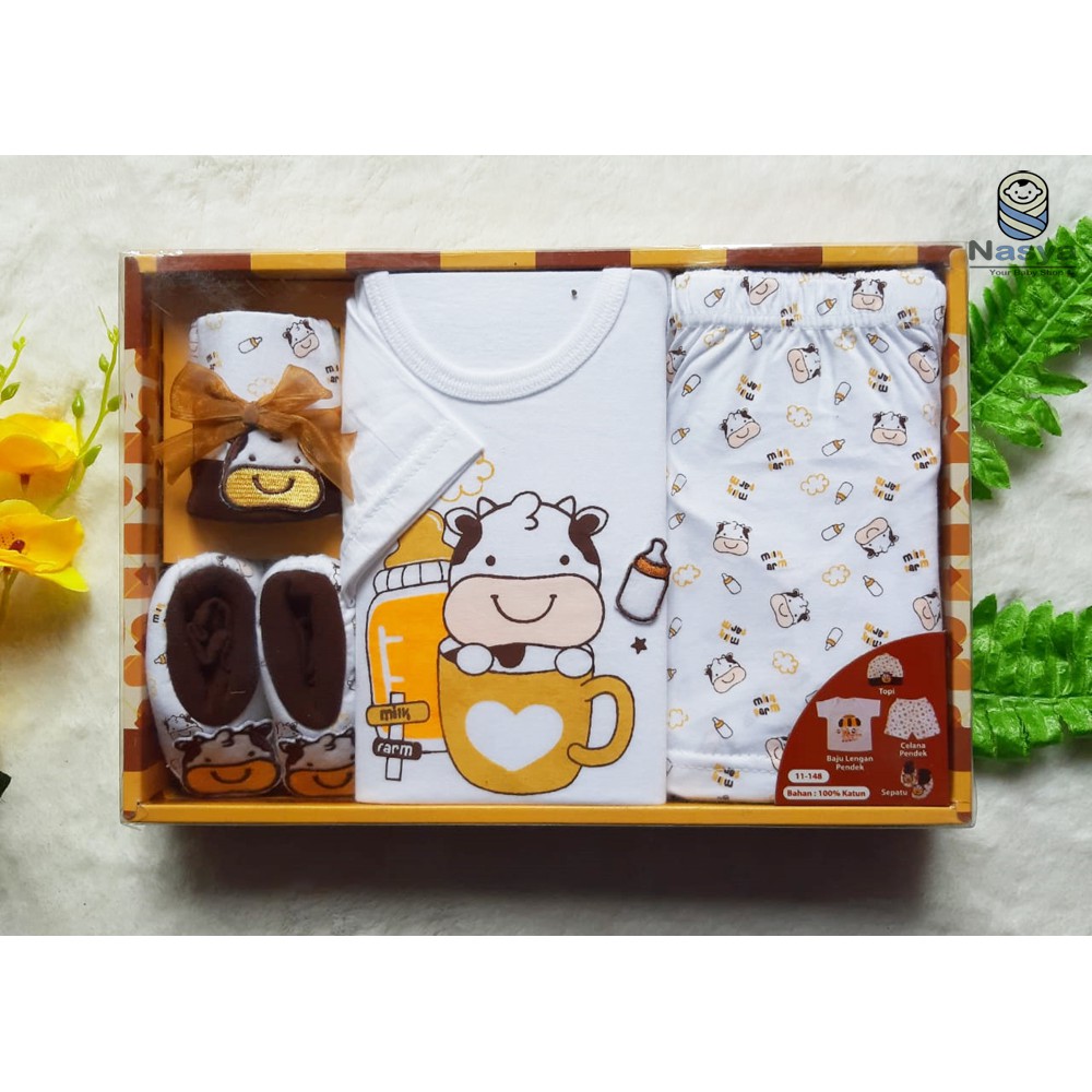 [R-041] Baby Gift Set - Set Hadiah Anak Bayi Motif Merk &quot;Kiddy&quot;