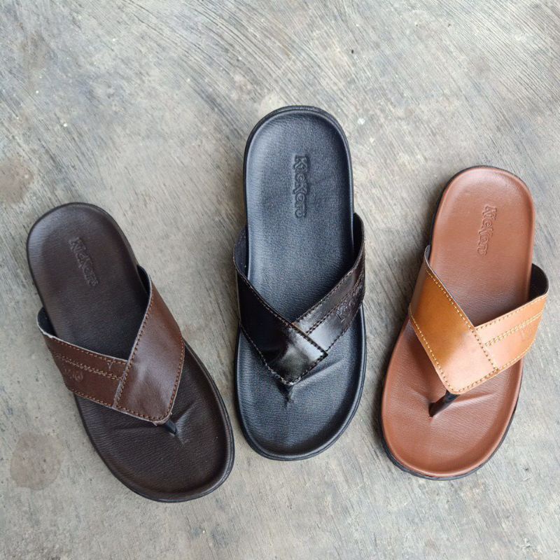 sandal Kickers 04/sandal kulit pria/sandal cowok terbaru/sandal murah/sandal fashion/sandal casual