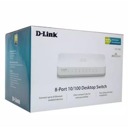 Switch Hub Dlink 8P 10/100 DES-1008C