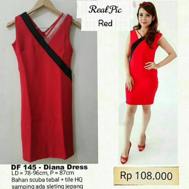 DRESS DIANA RED