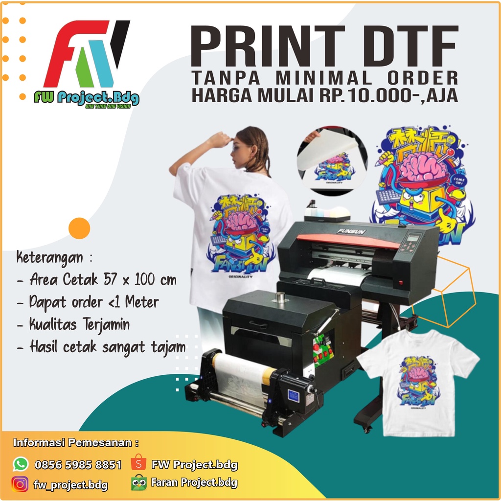 

CETAK FILM DTF - MURAH TANPA MINIMAL ORDER