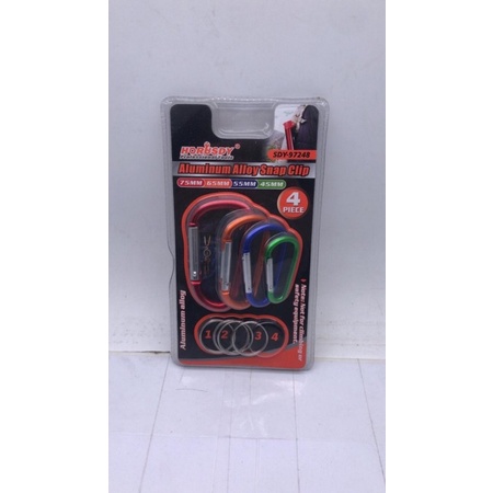 GANTUNGAN CARABINER 5 PCS HORUSDY (SDY-97248) OBRAL STOK