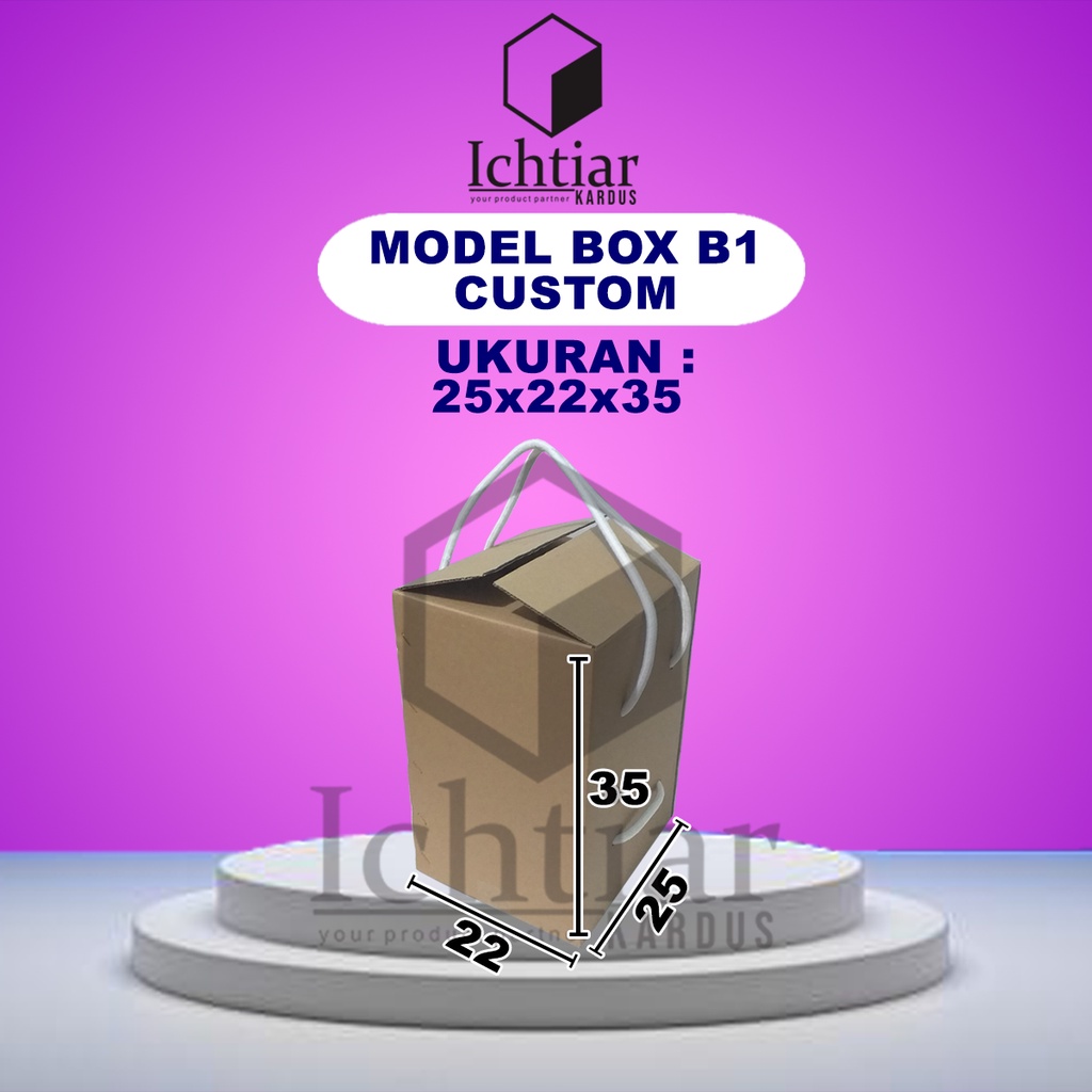 

Karton / Kardus / Box Packing Custom Ukuran 25x22x35 Cm