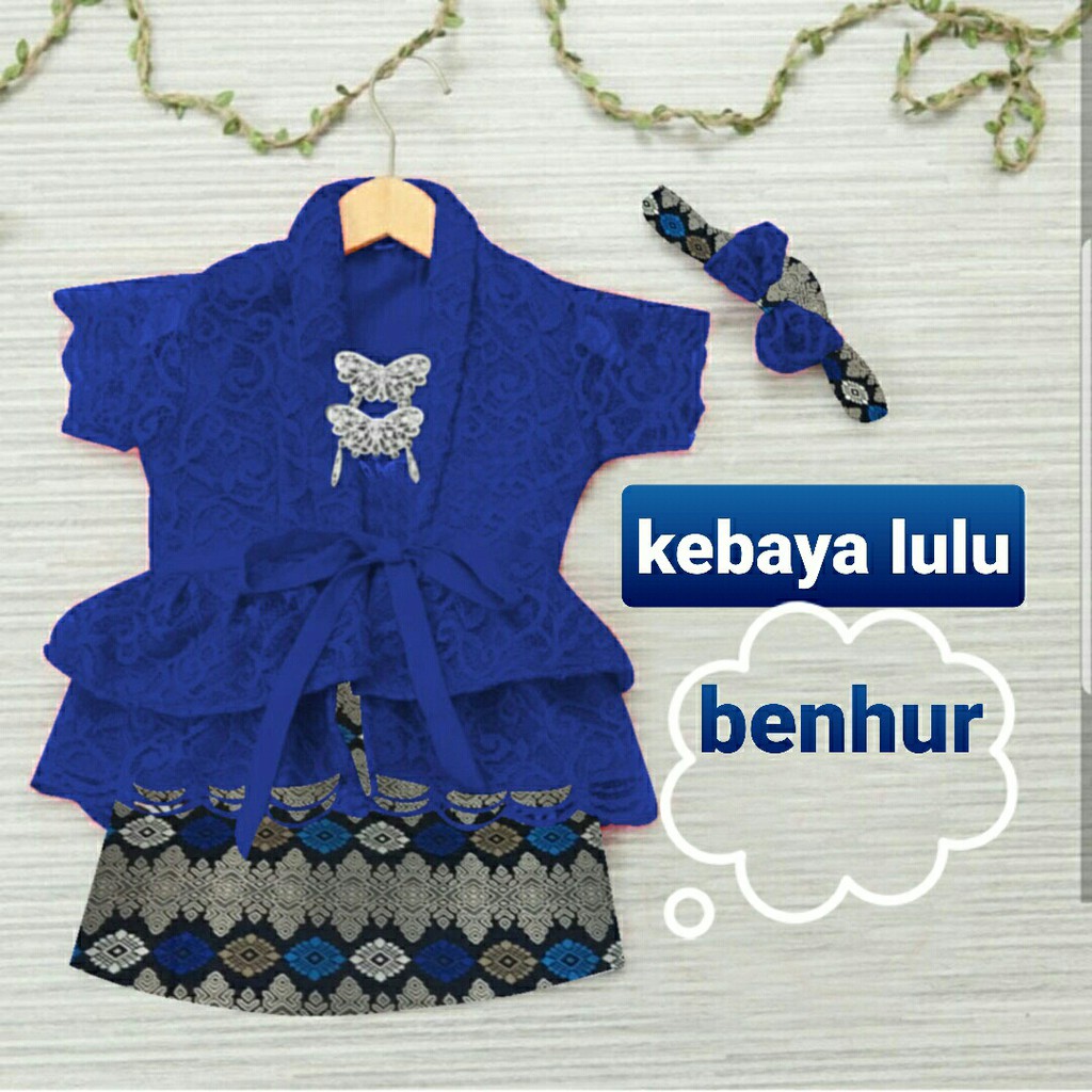 FWG - KEBAYA LULU KIDS / BAJU ANAK PEREMPUAN / STELAN / PAKAIAN ANAK LUCU / BAJU ANAK SET