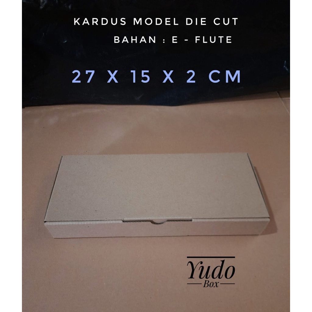 

Kardus Karton Uk, 27x15x2 cm...Die Cut U/ packing - aksesoris - dll