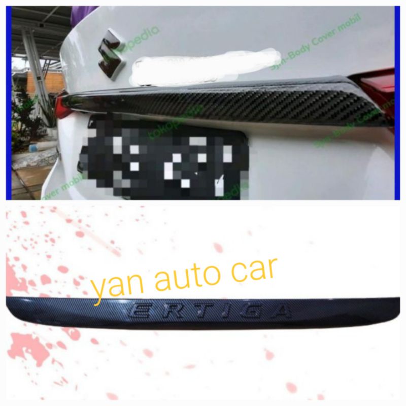 TrunkLid Ertiga New 2013 - 2017 Belakang Trunk Lid Carbon
