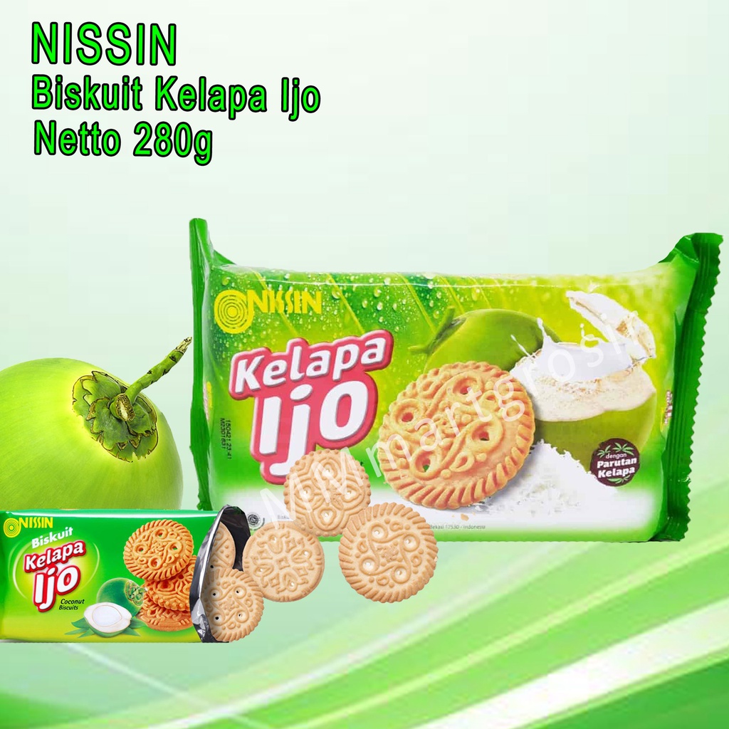 

NISSIN KELAPA IJO 280g / BISKUIT