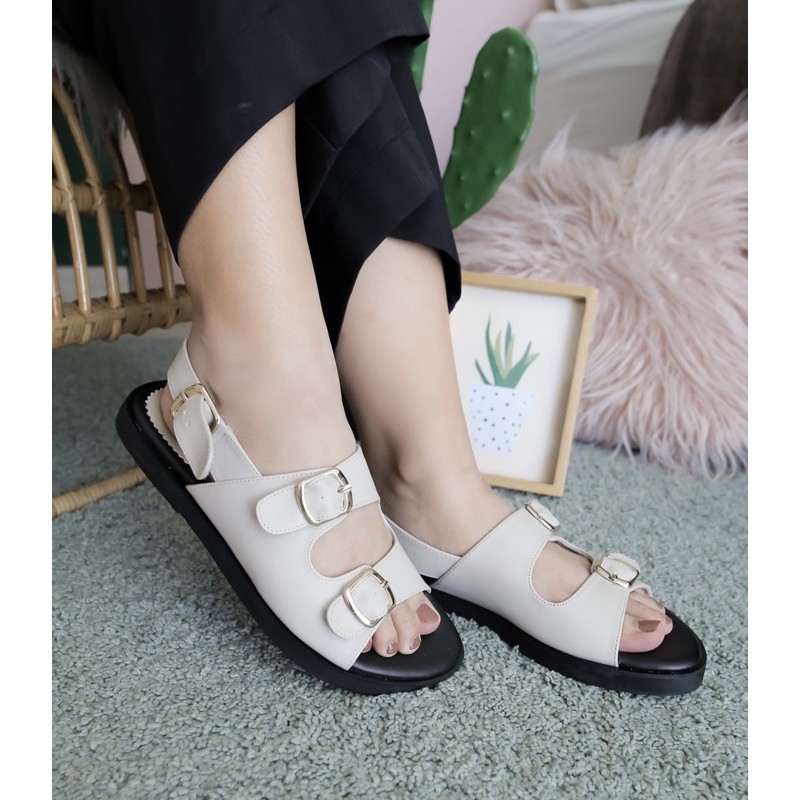 YURI FLATFORM - Sepatu wanita/wedges wanita/flatform