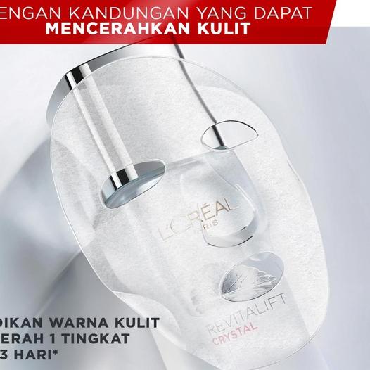 Flash Sale LR096|L'Oreal Paris Revitalift Crystal Micro Essence Serum Mask x3pcs - Skincare Masker