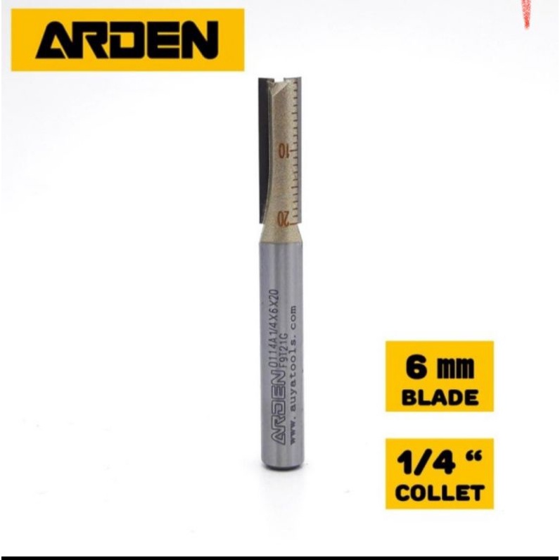 arden router bit 6mm lurus
