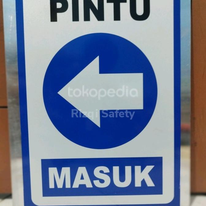 

PLAT RAMBU PINTU MASUK ARAH KANAN DAN KIRI UKURAN 4060cm